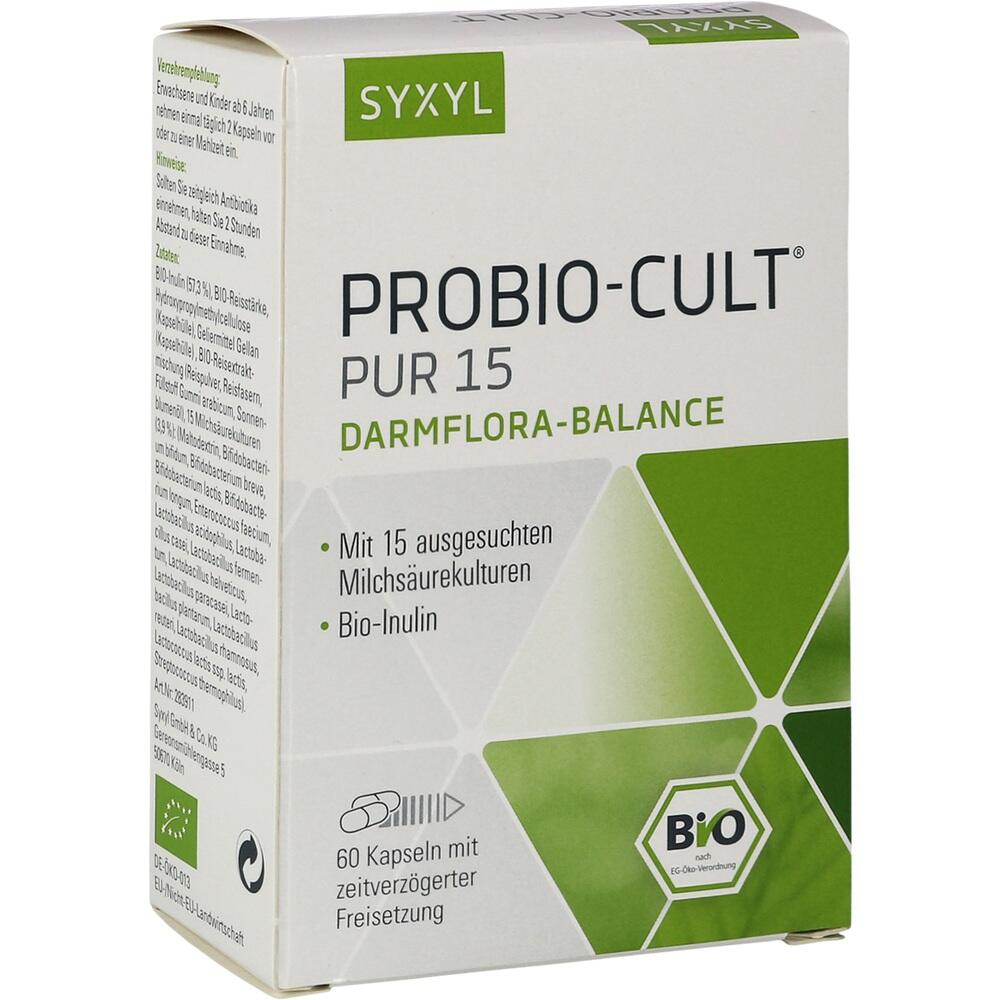 PROBIO-CULT PUR 15 DARMFLORA-BALANCE 60 St Kapseln