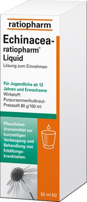 Echinacea-ratiopharm Liquid 50 ml Lösung zum Einnehmen