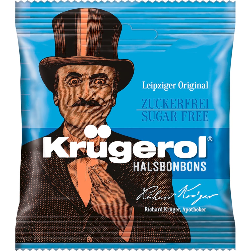 Krügerol Halsbonbons Zuckerfrei 50 g Bonbons