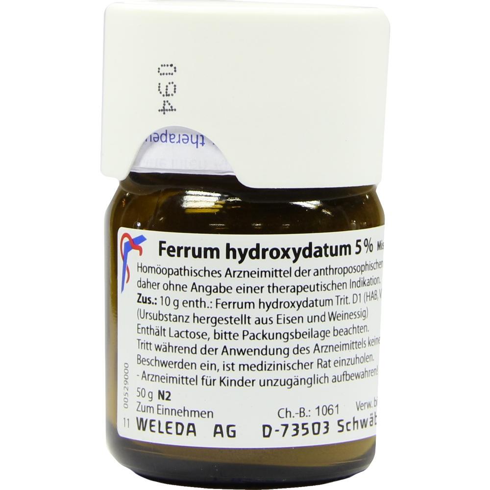 WELEDA FERRUM HYDROXYDATUM 5% Trituration 50 g Trituration