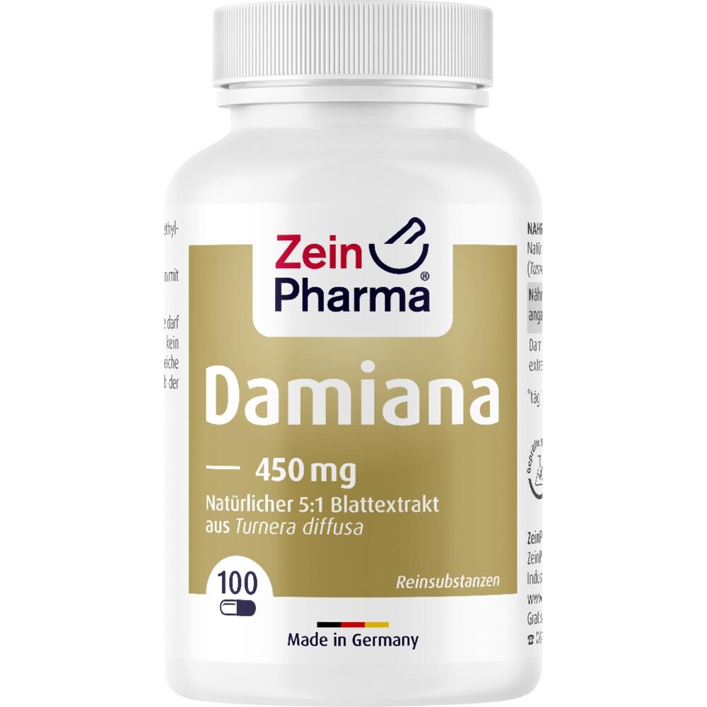 Zein Pharma Damiana 450 mg 100 St Kapseln