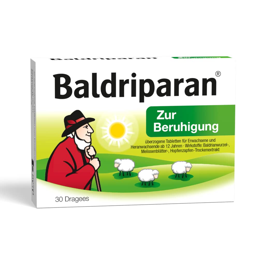 Baldriparan Zur Beruhigung 30 St Überzogene Tabletten