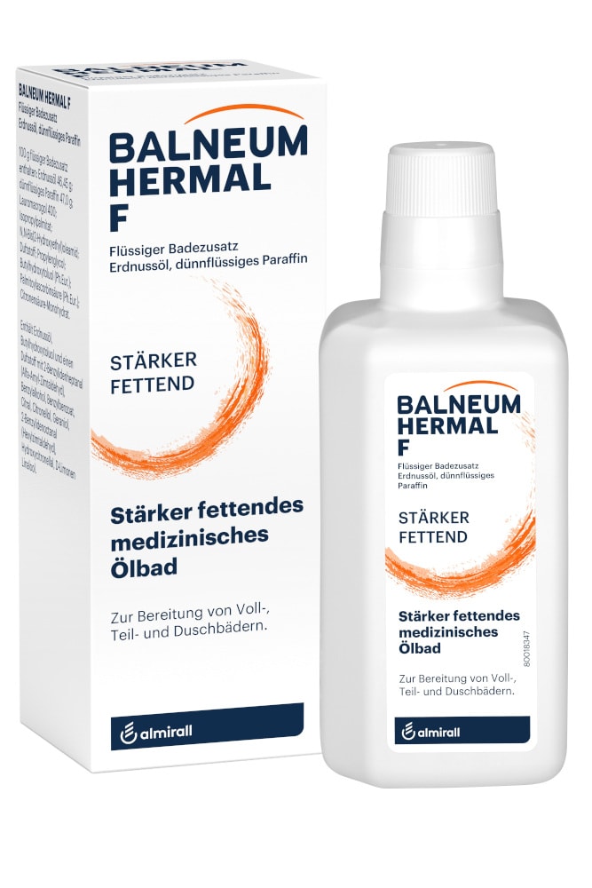 BALNEUM Hermal F flüssiger Badezusatz bei sehr trockener Haut 2X500 ml Flüssigkeit