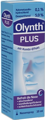 Olynth Plus 0,1%/5,0% Nasenspray für Kinder ab 6 Jahren und Erwachsene