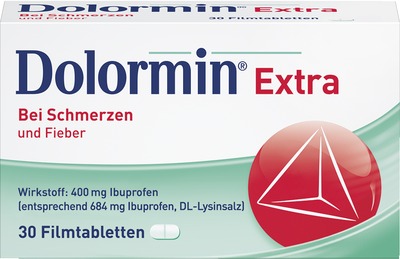 Dolormin Extra Ibu-Lysin Tabletten bei Schmerzen und Fieber