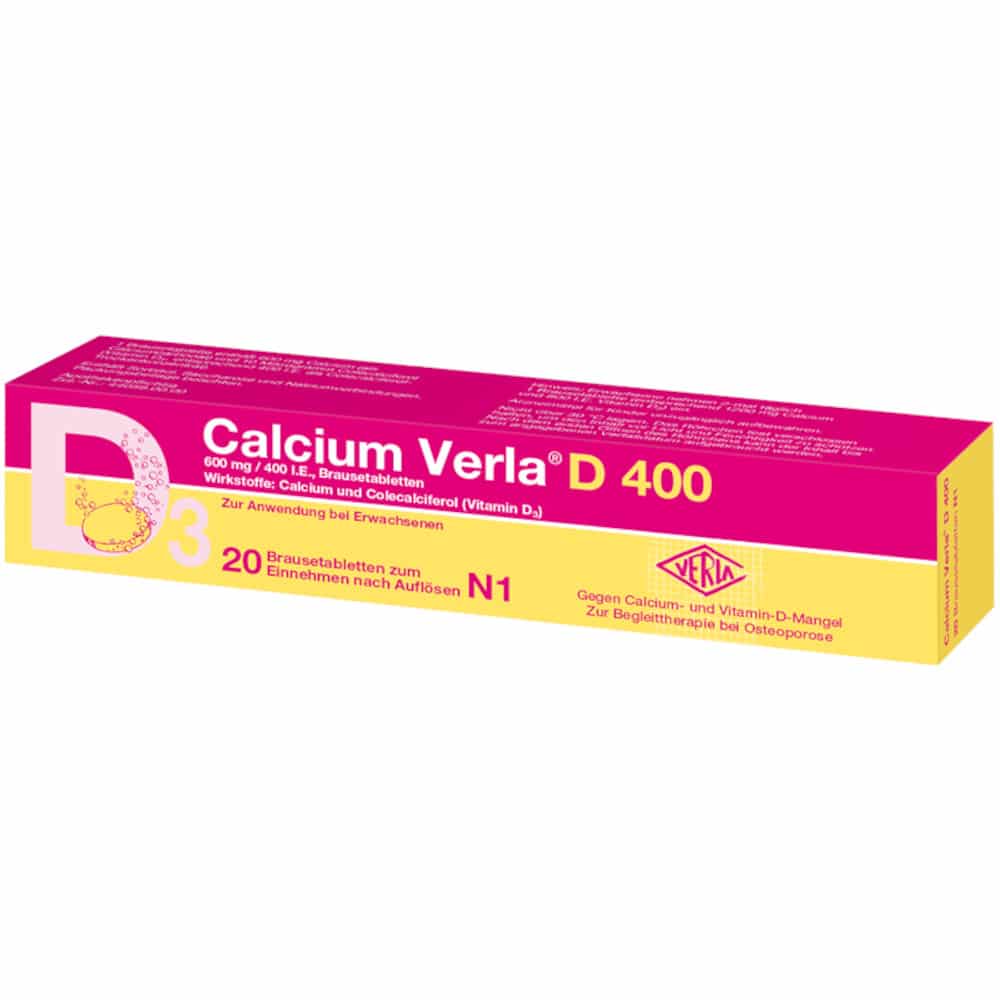 Calcium Verla D 400 20 St Brausetabletten 20 St