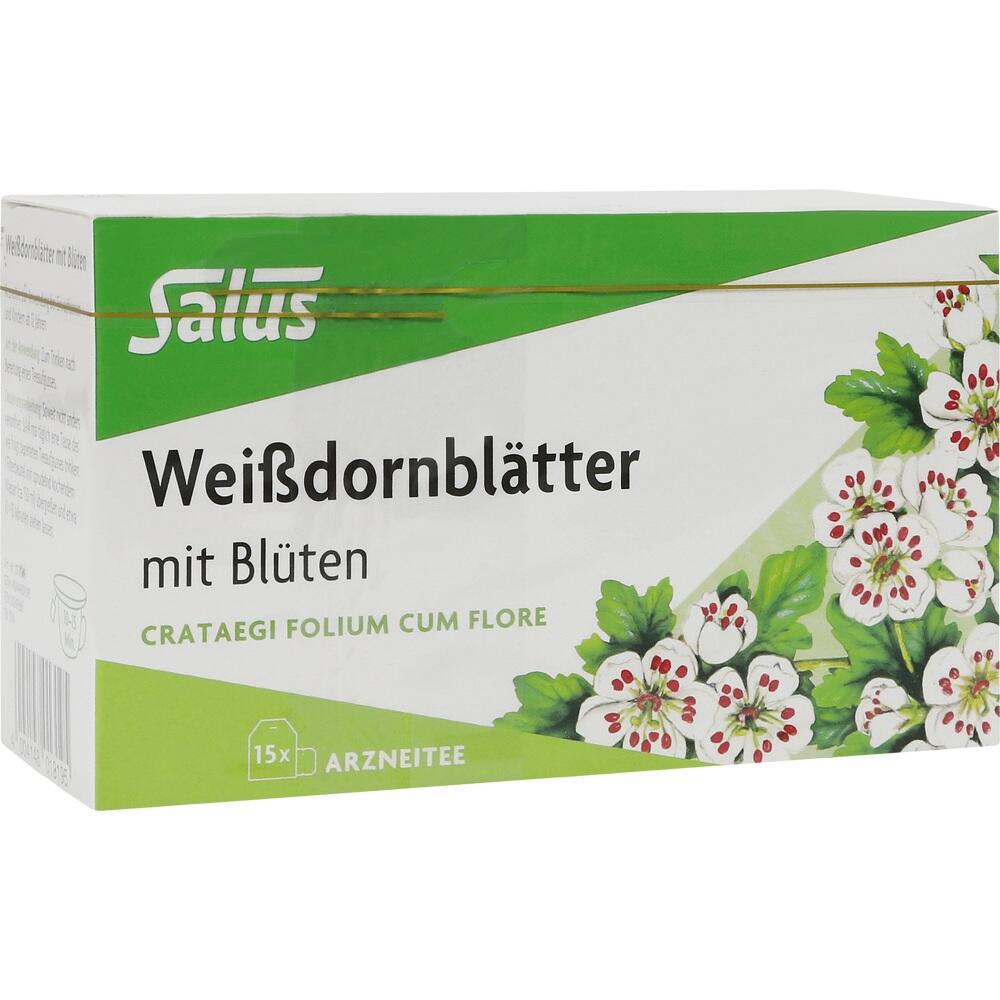 Salus Weißdornblätter mit Blüten Tee  15 St Filterbeutel