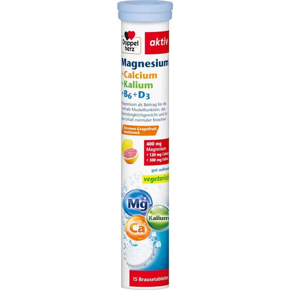 Doppelherz aktiv Magnesium + Calcium + Kalium 15 St Brausetabletten