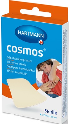 HARTMANN cosmos Schürfwundenpflaster 4 St Pflaster