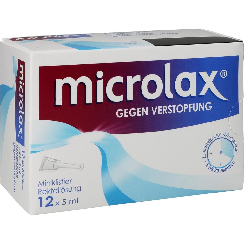 microlax GEGEN VERSTOPFUN 12 Klistiere für Kinder und Erwachsene