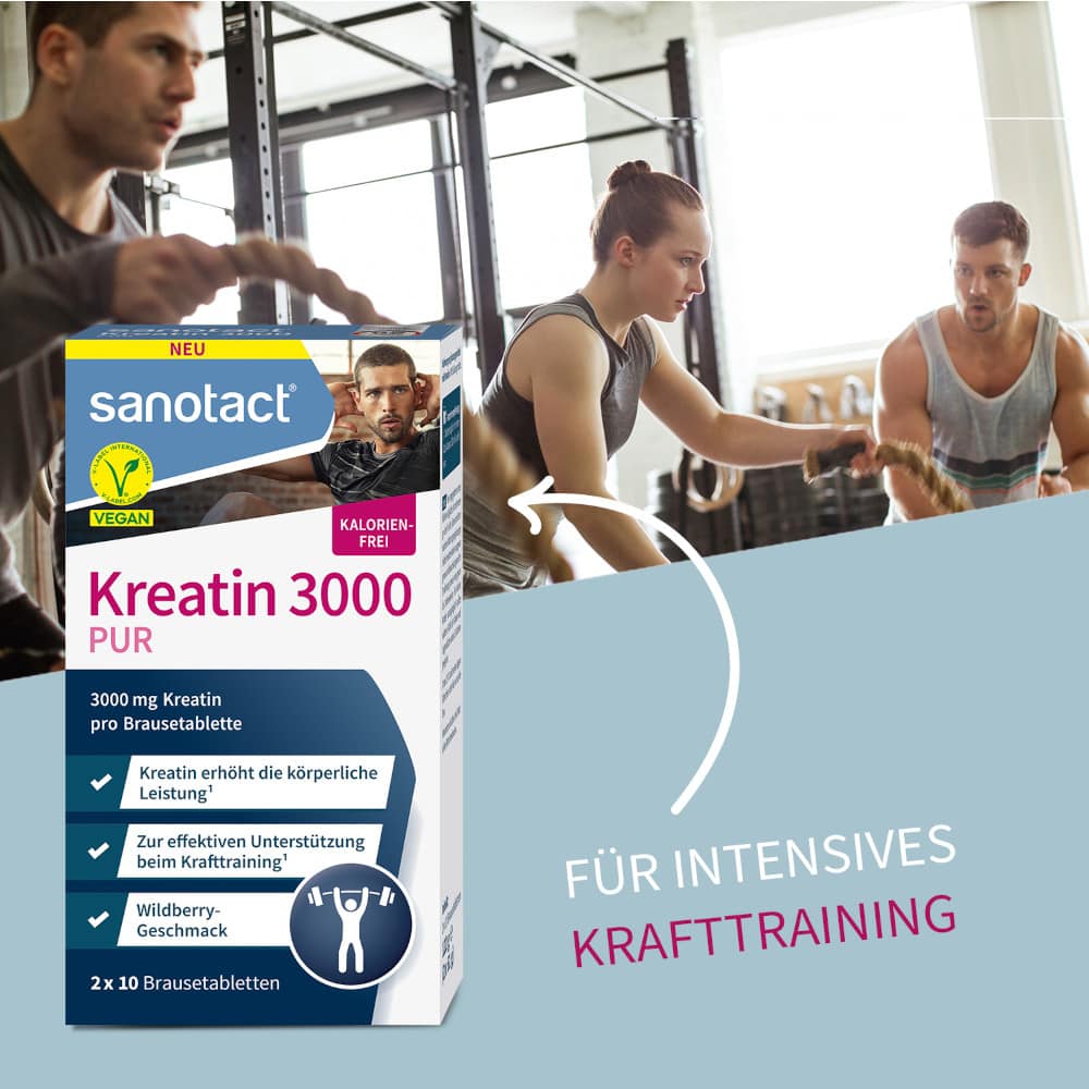 sanotact Kreatin 3000 20 St Brausetabletten