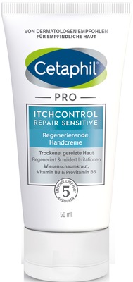 Cetaphil PRO ITCHCONTROL REPAIR SENSITIVE Regenerierende Handcreme 50 ml Creme