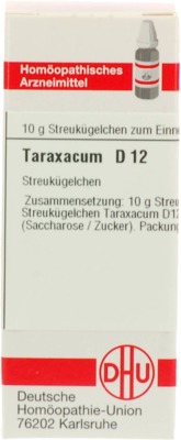 TARAXACUM D 12 Globuli 10 g Globuli