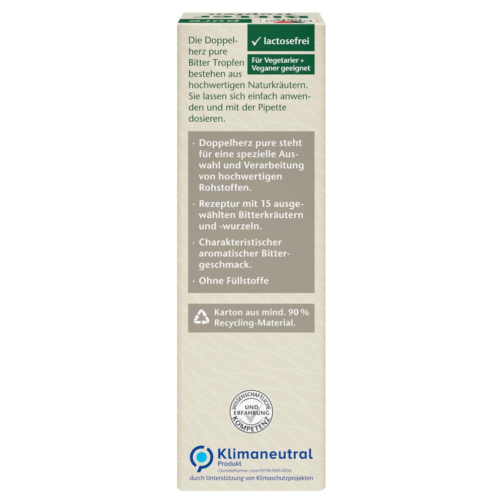 Doppelherz pure Bitter Tropfen 50 ml Tropfen