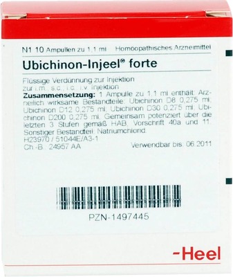 UBICHINON Injeel forte Ampullen 10 St Ampullen