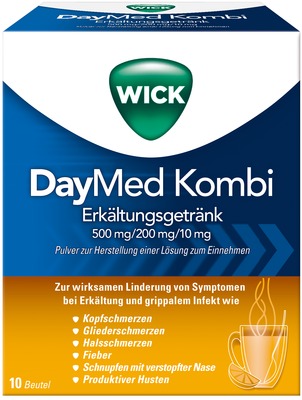WICK DayMed Kombi Erkältungsgetränk 10 St Pulver zur Herstellung einer Lösung zum Einnehmen