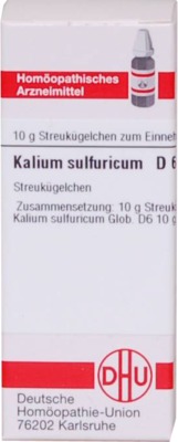 KALIUM SULFURICUM D 6 Globuli 10 g Globuli
