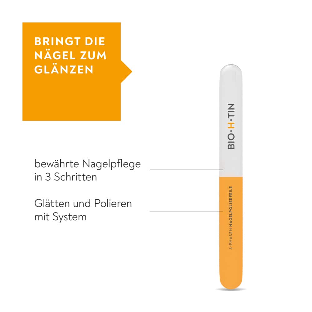 BIO-H-TIN 3-Phasen-Nagelpolierfeile 1 St
