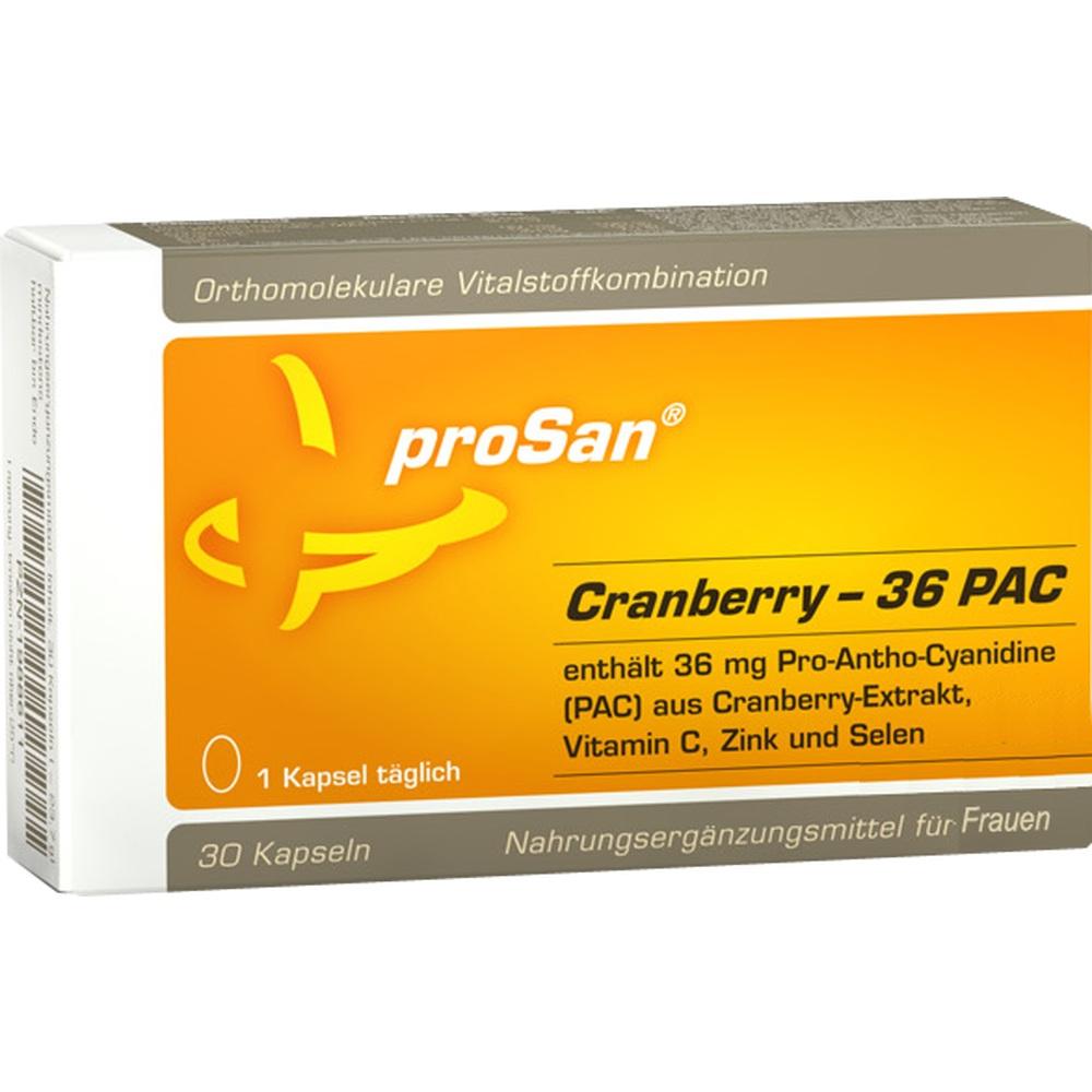 PROSAN Cranberry 36 PAC Kapseln 30 St Kapseln
