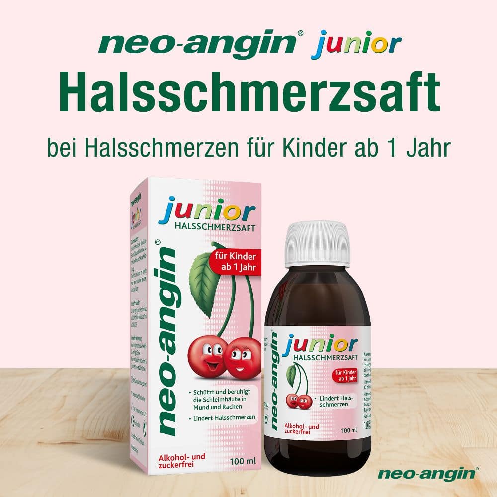 neo-angin junior HALSSCHMERZSAFT 100 ml Saft