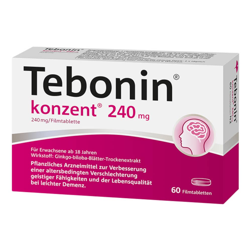 Tebonin konzent 240 mg 60 St Filmtabletten