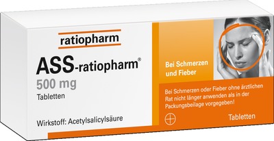 ASS-ratiopharm 500mg 100 St Tabletten