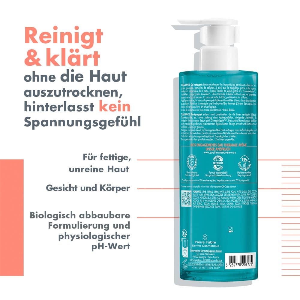 Avène Cleanance Reinigungsgel 400 ml Gel
