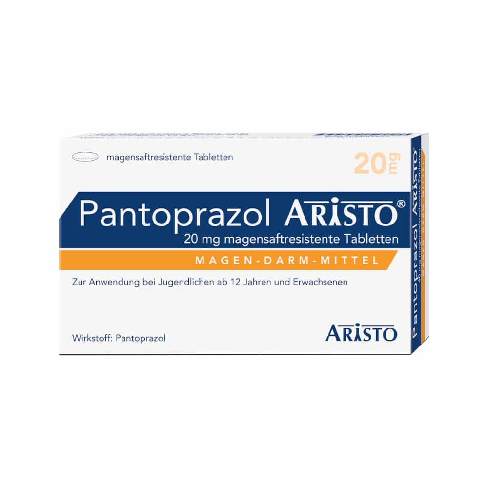 Pantoprazol Aristo 20mg 100 St Tabletten magensaftresistent