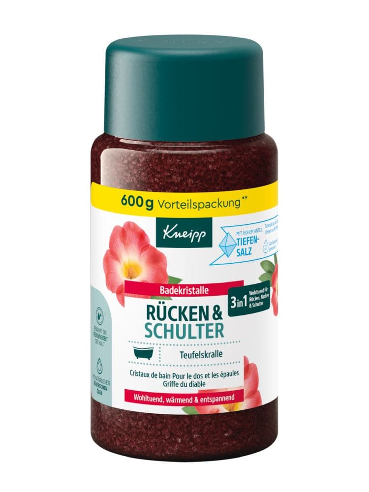 Kneipp Badekristalle RÜCKEN & SCHULTER Teufelskralle 600 g