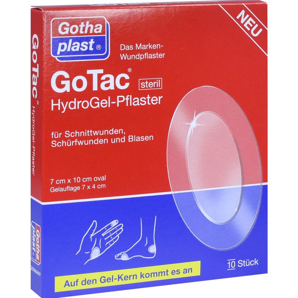 GOTAC HydroGel-Pflaster 7x10 cm steril 10 St Pflaster