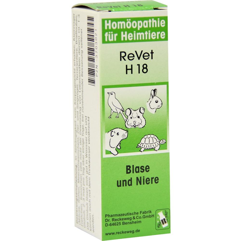 ReVet H 18 Globuli für Heimtiere 10 g Globuli