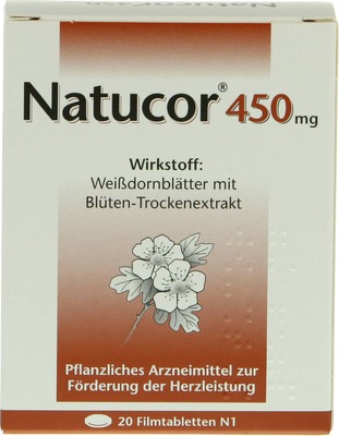 Natucor 450mg 20 St Filmtabletten