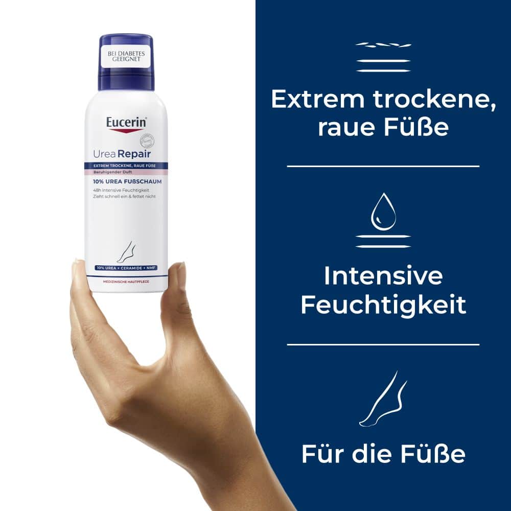 Eucerin UreaRepair PLUS 10% UREA FUßSCHAUM  150 ml Schaum