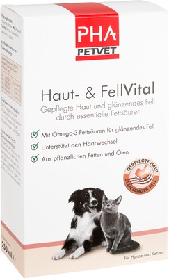 PHA Haut- & Fellvital Flüssig für Hunde und Katzen  250 ml Flüssigkeit