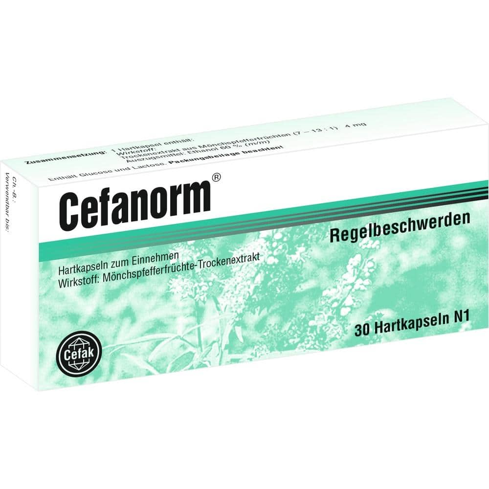 Cefanorm Regelbeschwerden 30 St Hartkapseln