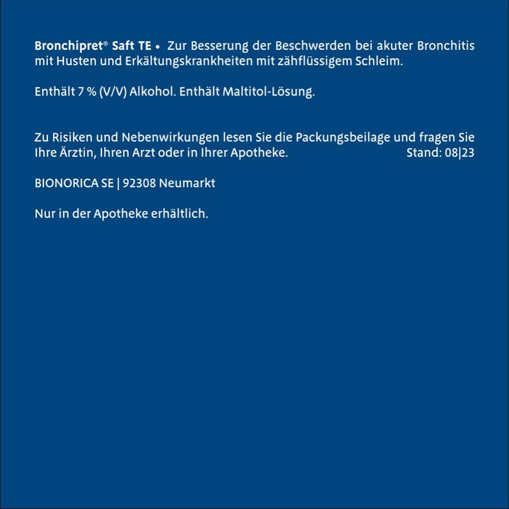Bronchipret Saft TE 50 ml Saft