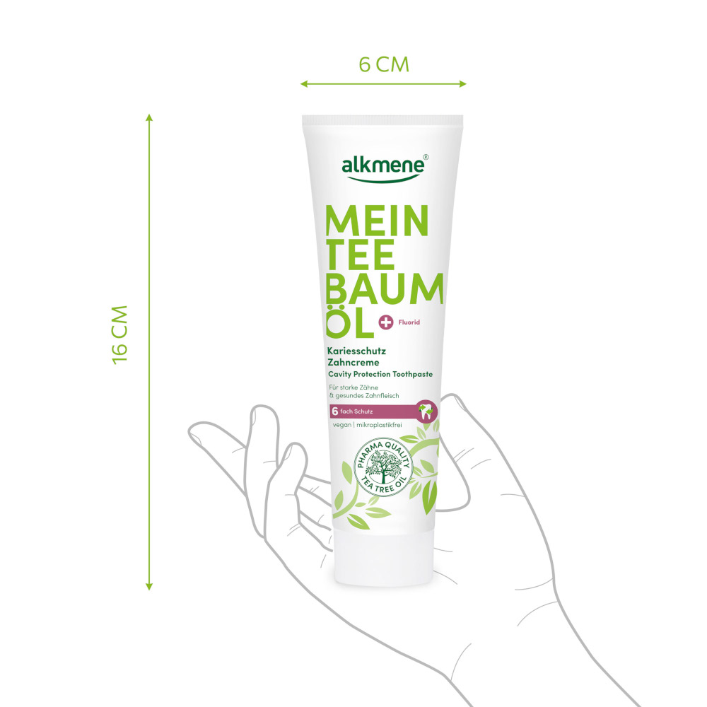 alkmene MEIN TEE BAUM ÖL Kariesschutz Zahncreme 100 ml Zahncreme