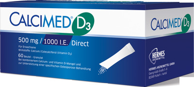 Calcimed D3 500mg/1000 I.E. Direct 60 St Granulat