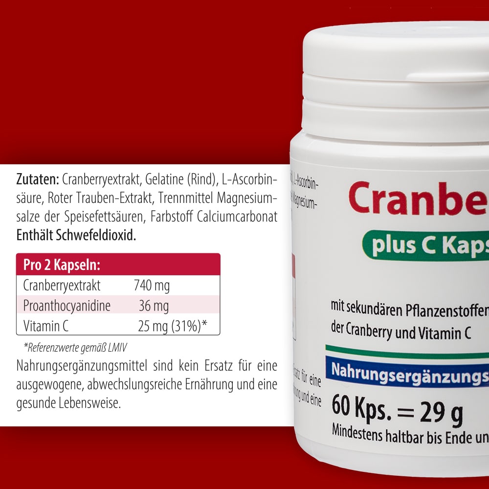 CRANBERRY+C Kapsel 60 St Kapseln
