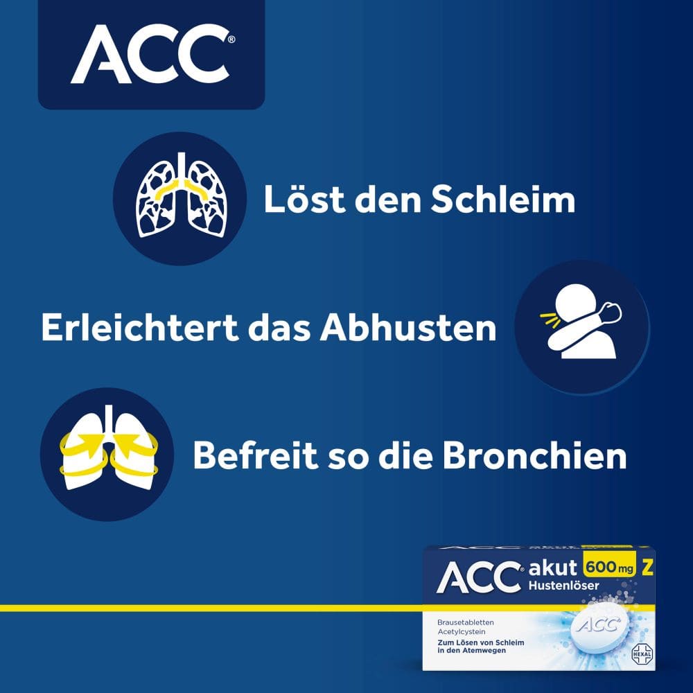 ACC akut 600mg Z Hustenlöser 20 St Brausetabletten