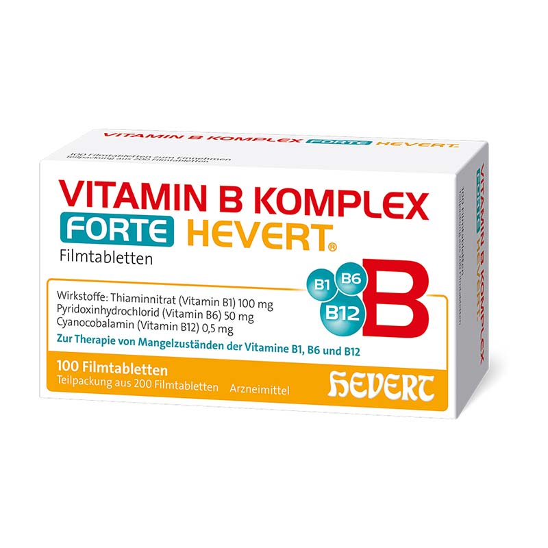 VITAMIN B KOMPLEX FORTE HEVERT 200 St Tabletten
