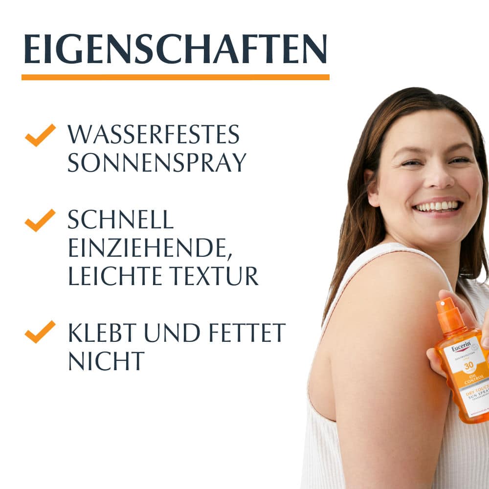 Eucerin SUN PROTECTION OIL CONTROL SPRAY TRANSPARENT 200 ml Spray