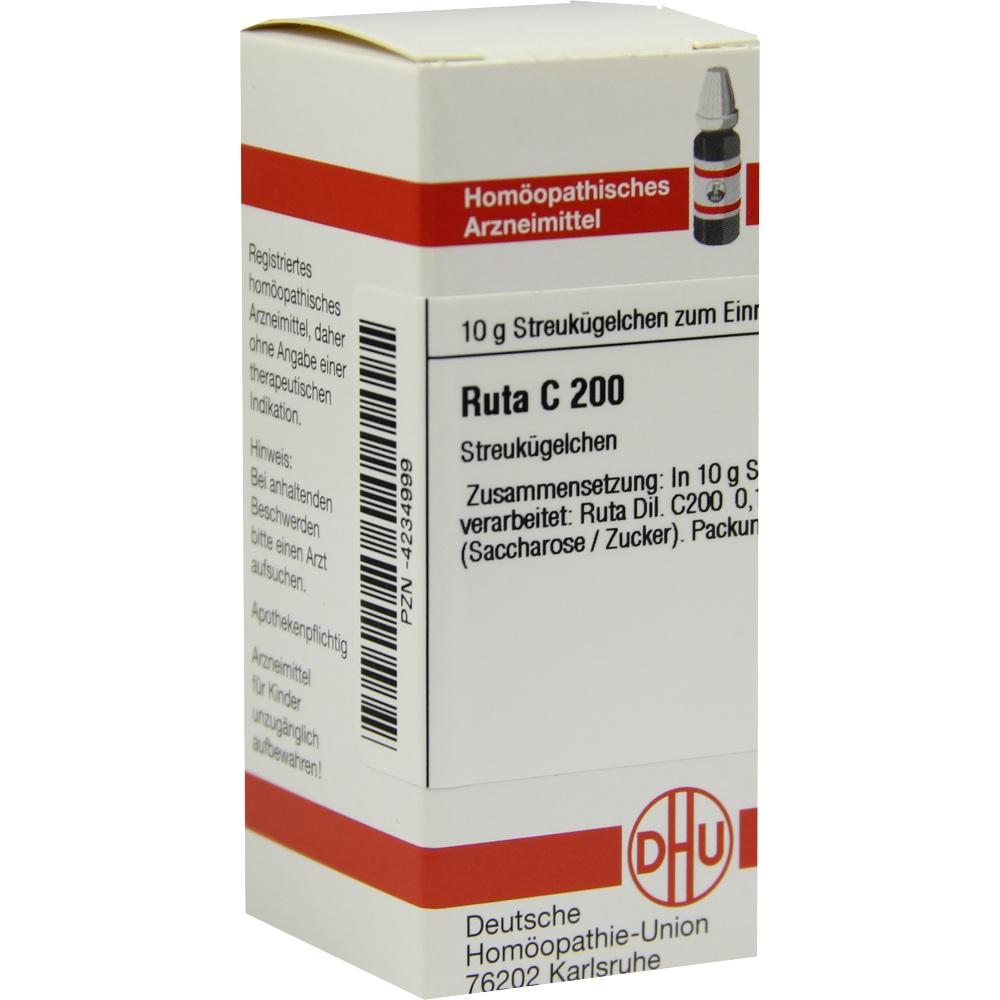 RUTA C 200 Globuli 10 g Globuli