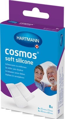 HARTMANN cosmos soft silicone Pflaster 8 St Pflaster