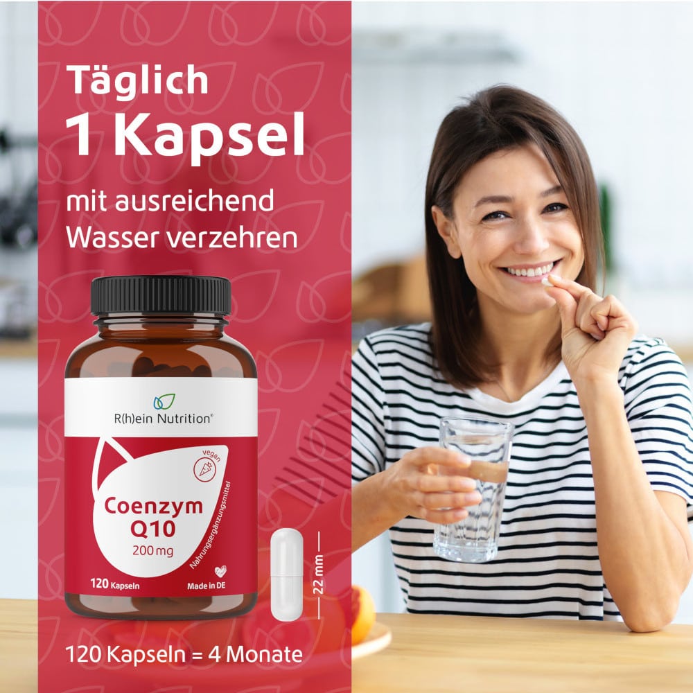 R(h)ein Nutrition Coezym Q10 200 mg 120 St Kapseln