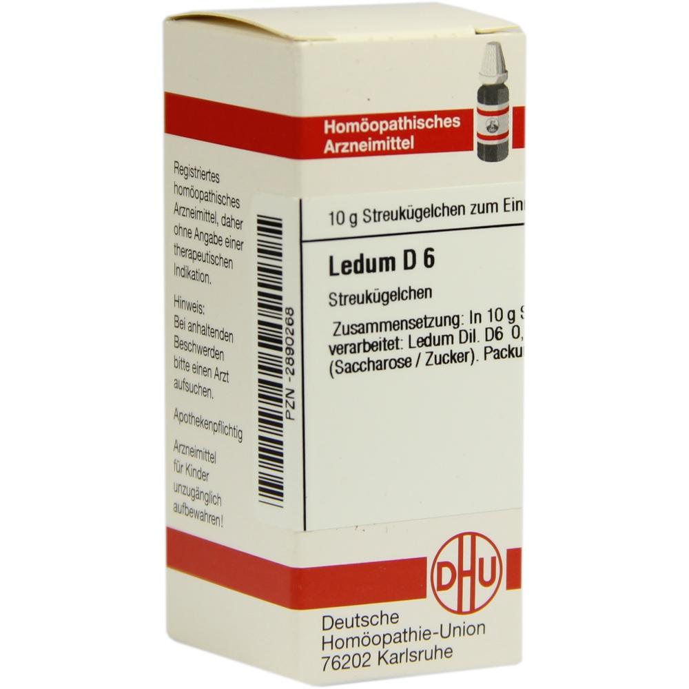LEDUM D 6 Globuli 10 g Globuli