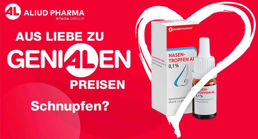 Nasentropfen AL 0,1 % bei Schnupfen