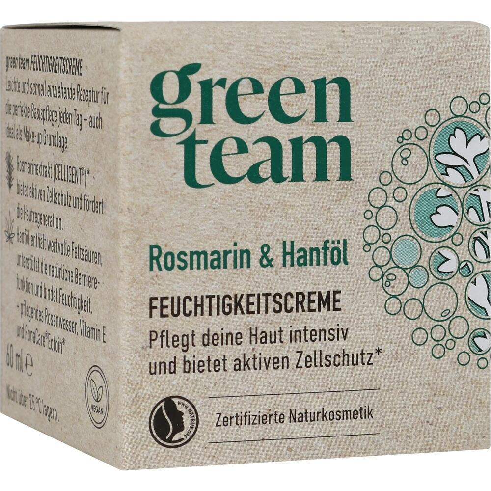 green team Rosmarin & Hanföl FEUCHTIGKEITSCREME 60 ml Creme