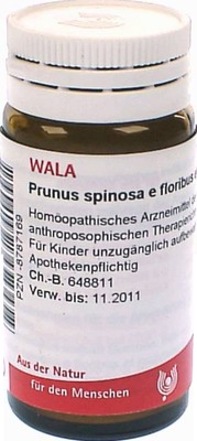 Prunus spinosa e floribus et summitatibus D3 Globuli 20 g Globuli