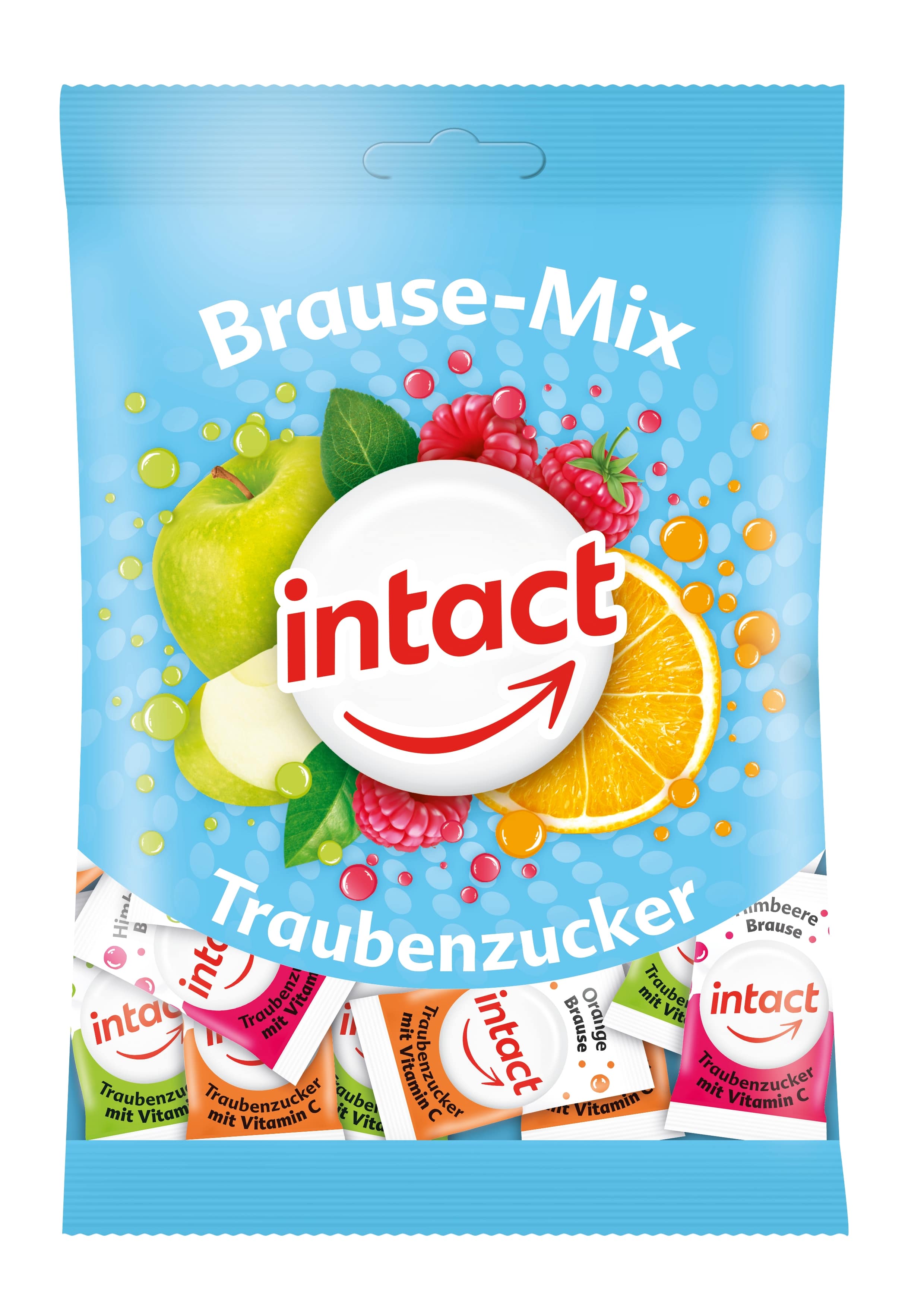 intact Traubenzucker Brause-mix Beutel 100 g Bonbons